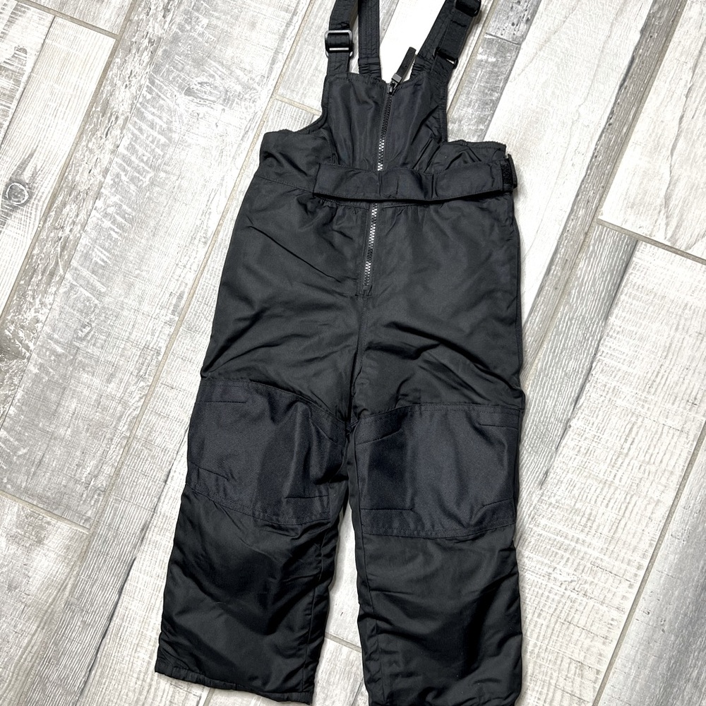 Cat & Jack  Toddler Black Unisex Heavyweight Snow Bibs
